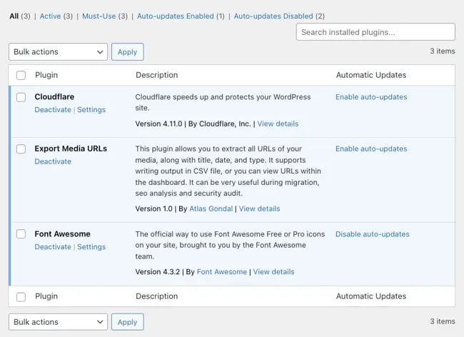 http error 429 on wordpress: uninstall plugins