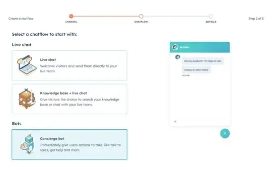 hubspot ai chatbot builder