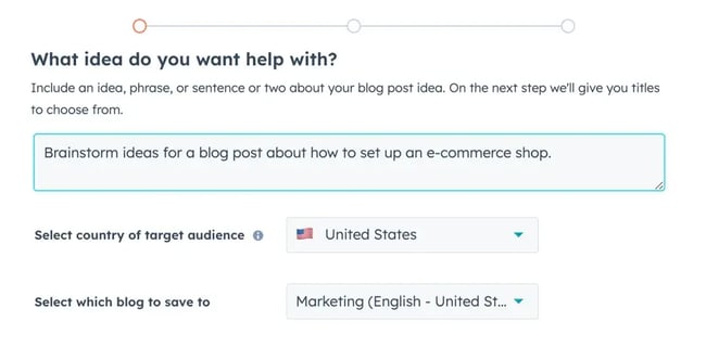 hubspot what idea do you want help with?