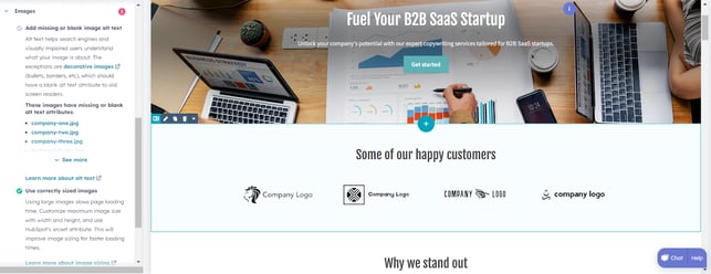 hubspot ai website generator