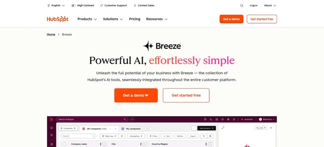 hubspot breeze ai suite, ai predictions, rise of ai content generators