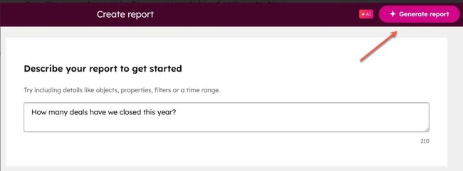 hubspot report generator template, use the hubspot report generator to avoid ai challenges while creating reports