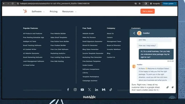 hubspot��s ai chatbot