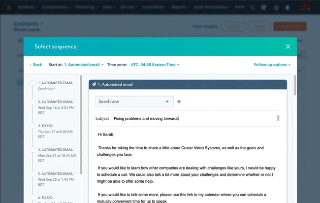 hubspot’s sales automation ai tool for business development