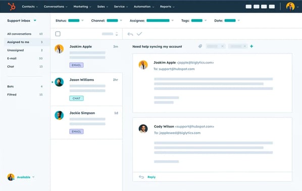 Email management software, 51Թ Service Hub