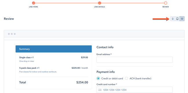 Creating a payment link on ̽ѡ Payments