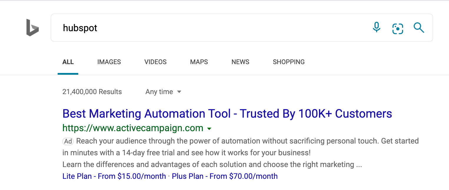 hubspotad-bing
