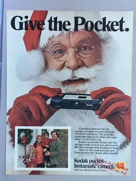 1972: Kodak Pocket Instamatic Cameras