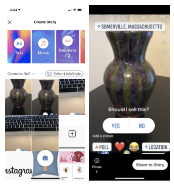 Facebook Stories format