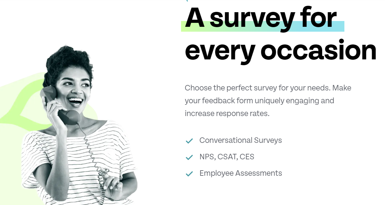 outil de sondage surveysparrow