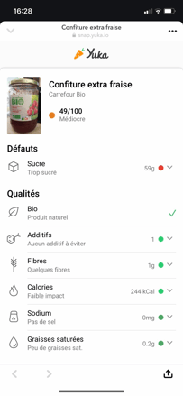 astuce snapchat avec Yuka