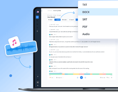 Transcription audio avec Notta