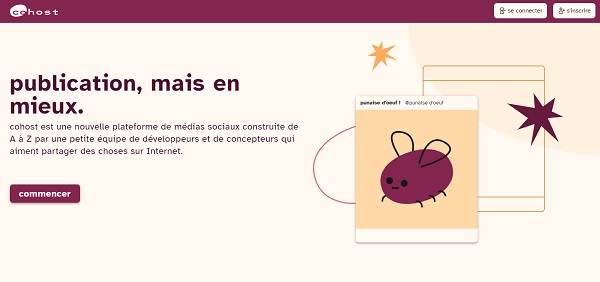 réseau social CoHost
