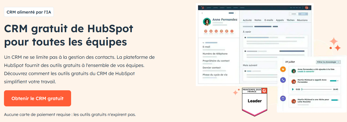 CRM HubSpot pour agences marketing