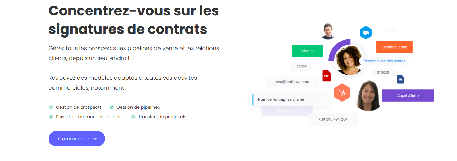 CRM monday pour agences créatives
