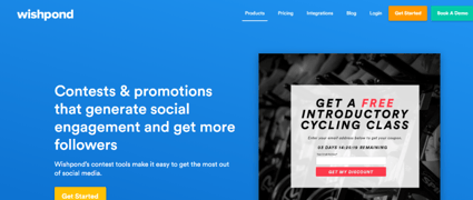 Wishpond pour les tirages au sort Instagram