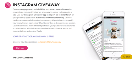 Faire un tirage au sort sur Instagram avec Easypromos