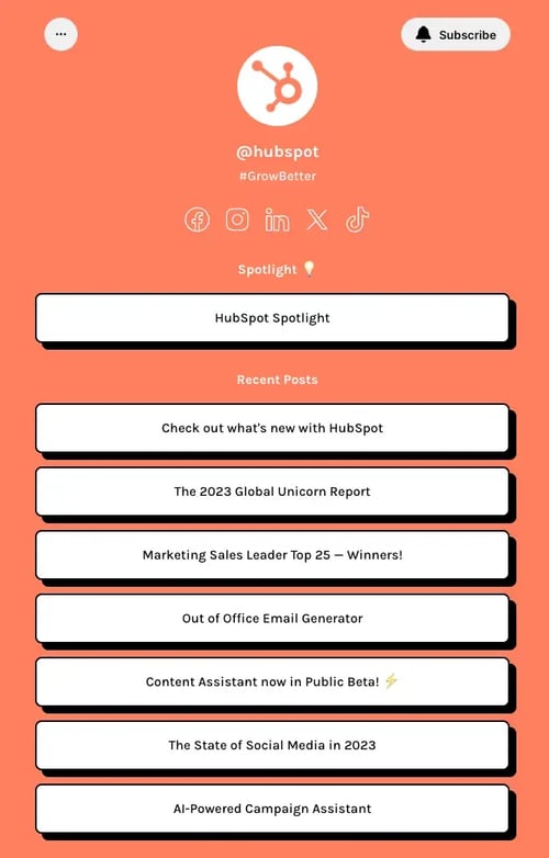 51Թϡs Linktree with content links and other offers 