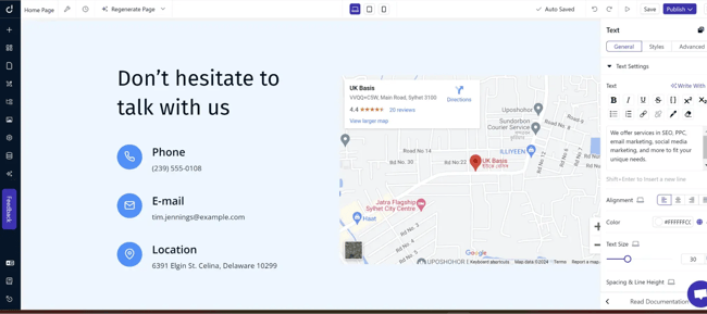 Map Location