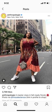 instagram marketing anthropologie