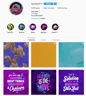 instagram marketing taco bell