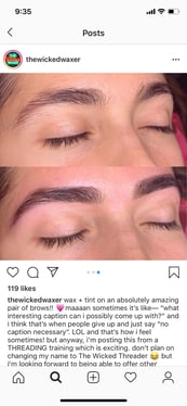 instagram marketing wicked waxer