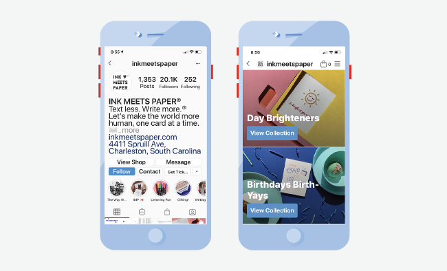 instagram shopping: facebook shops