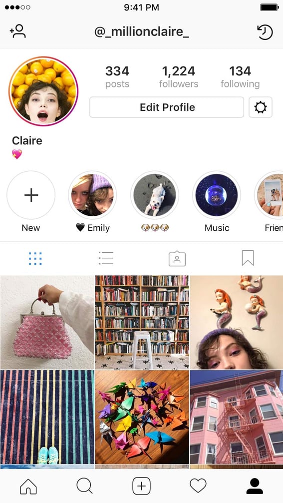 instagram stories highlights