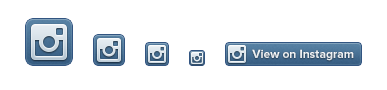 Spickzettel Social-Media-Buttons – Instagram-Badges