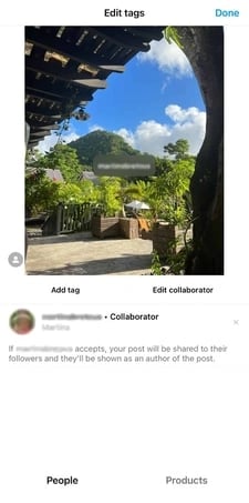 how to create a collab post on instagram step 6