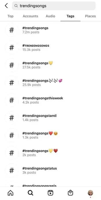 How to find trending audio for Instagram Reels