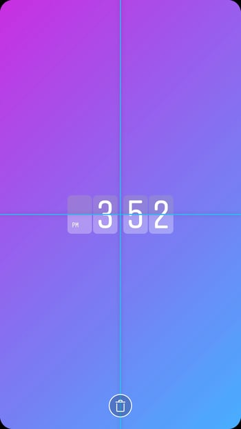 Instagram Story centering guides