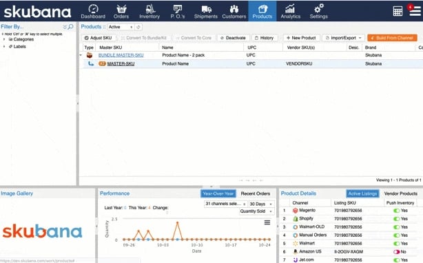 Skubana inventory management software