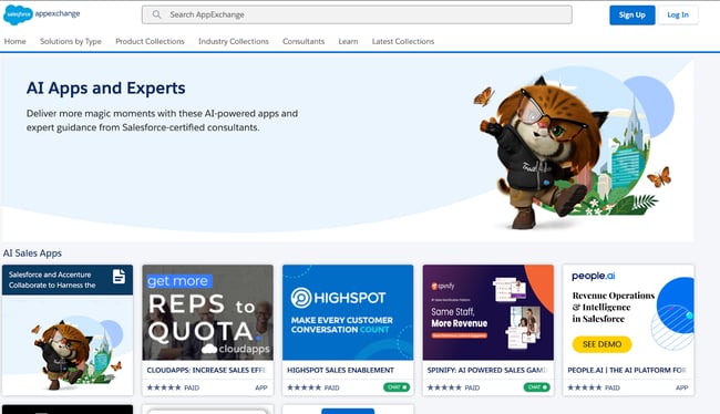 Salesforce AppExchange, the worlds leading enterprise cloud marketplace