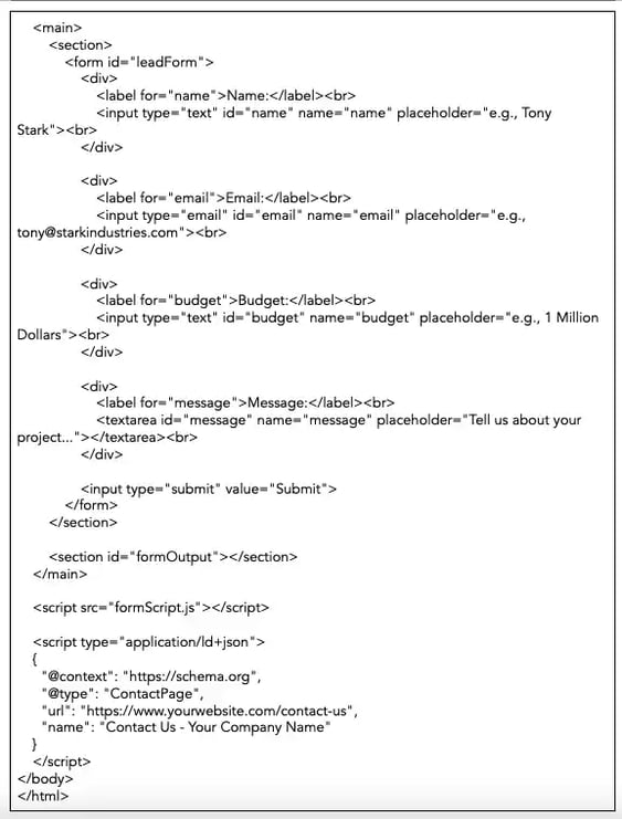 javascript seo, main