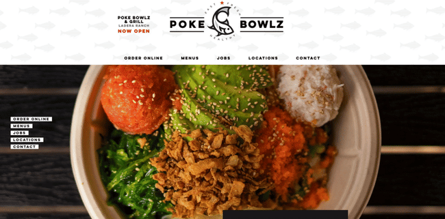 example of a website build with the joomla alternative wix