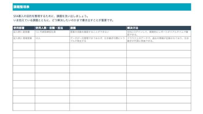 SFA (営業支援システム) 導入の基礎ガイドと実践用チェックリスト_09