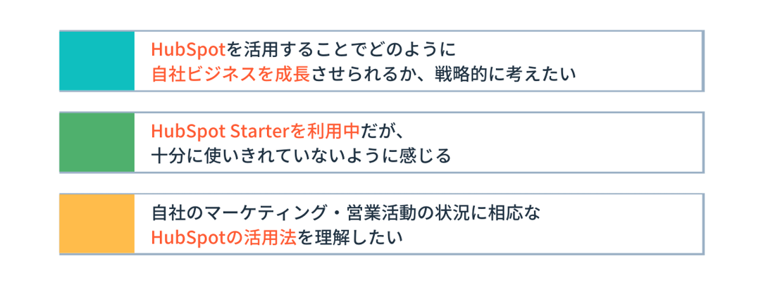 20230315_こんな人におすすめです_HubSpot Starterユーザー向け「徹底活用」ウェビナー
