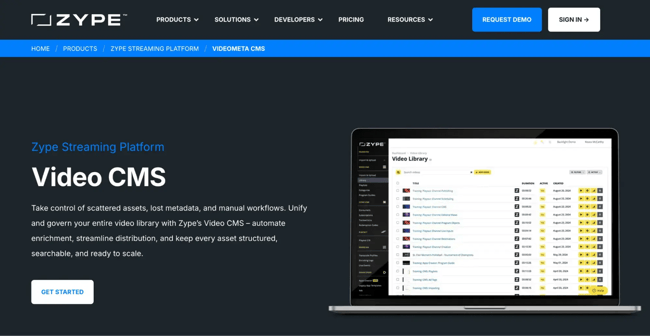 zype video cms, zype