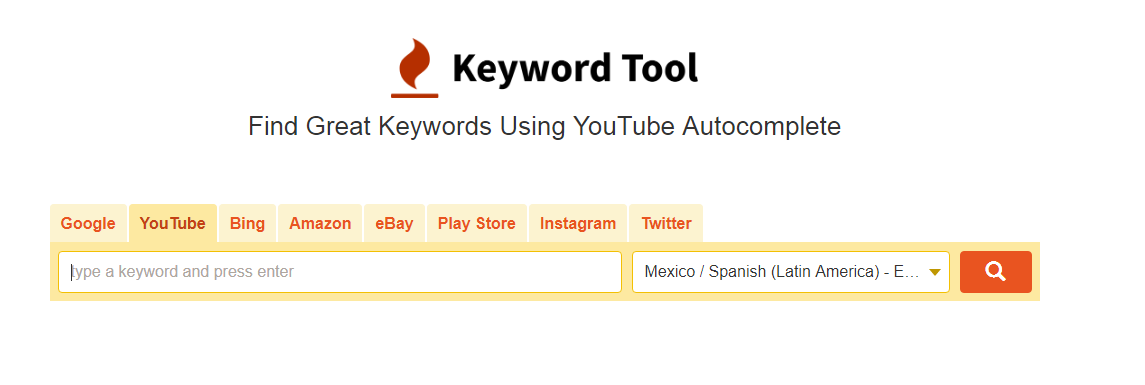 Generador de tags de YouTube: keyword tool