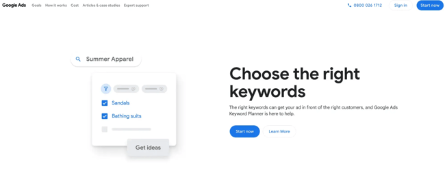 keyword research tools seo, google keyword planner