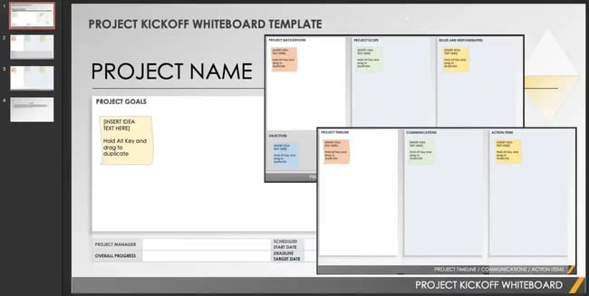 kick off meeting template