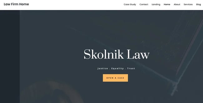 wordpress law firm themes: divi