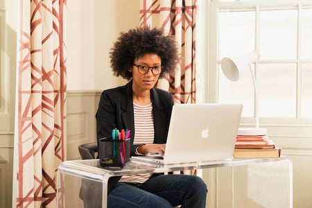 Woman on Laptop 