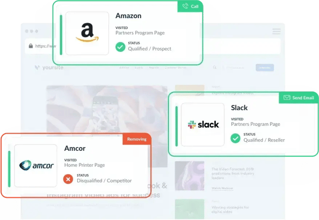 lead generation solutions image from leadfeeder identifying anonymous b2b website visitors