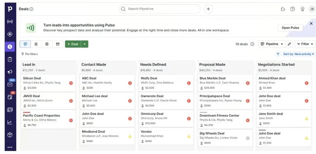 lead management system, pipedrive