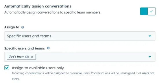 lead routing workflow builder in hubspot