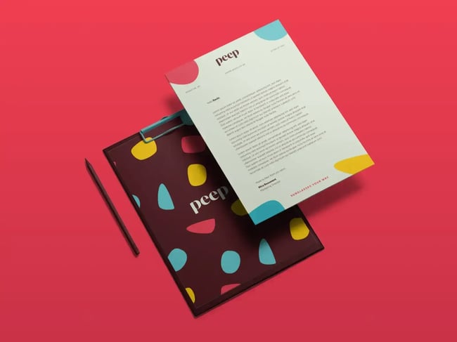 letter head examples - illustrative elements