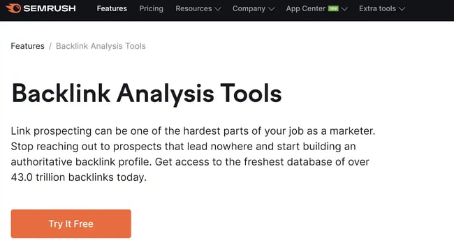 link building tools, semrush