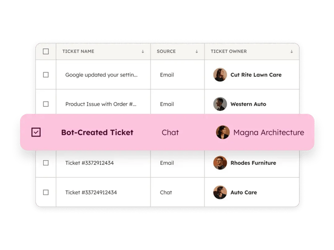 live chat software: HubSpot’s live chat app